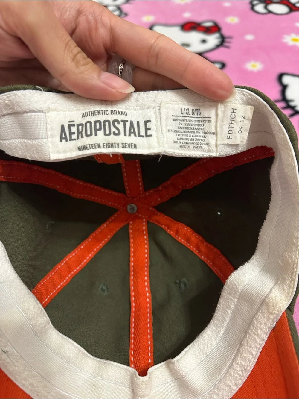 Aeropostale Olive Green NY Patch Dad Hat